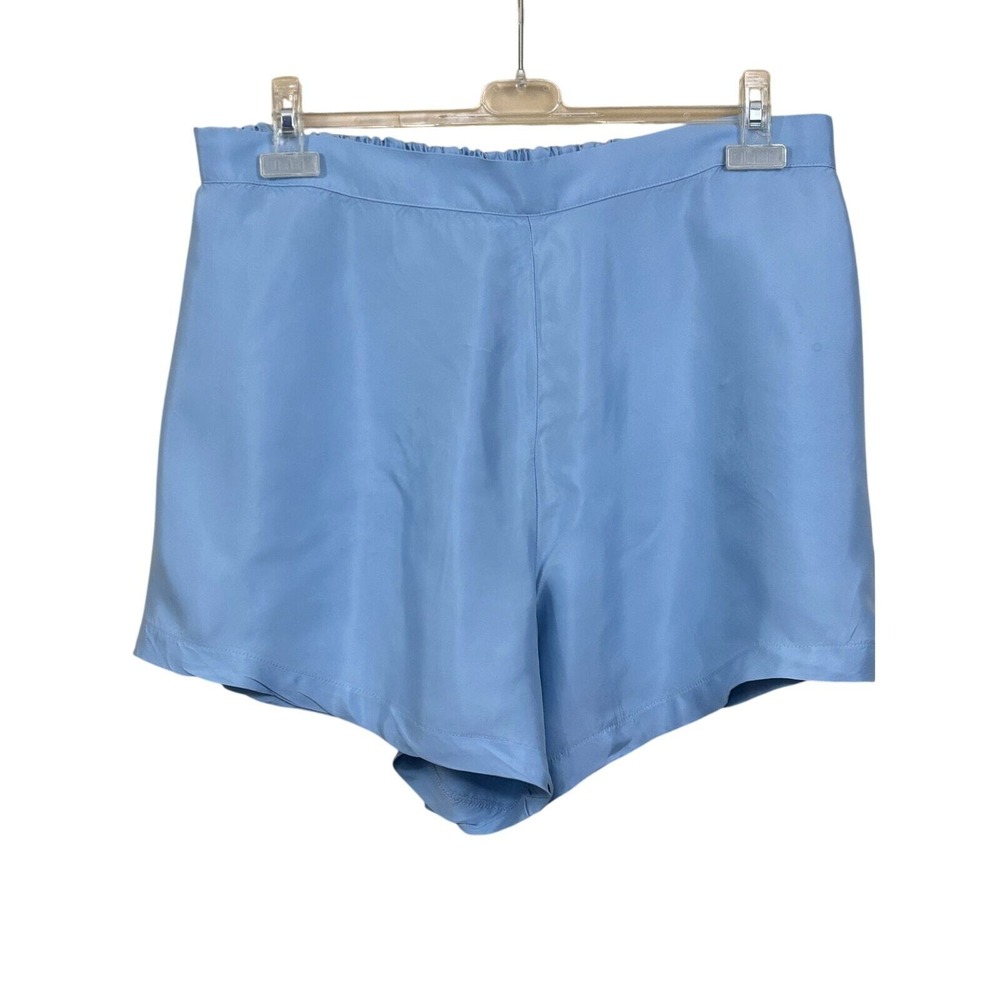 Athleta Calm Cool Short Light Blue Cupro Coastal Resort Quiet Luxury Size 1X